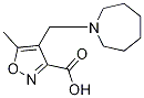 4-Azepan-1-ylmethyl-5-methyl-isoxazole-3-carboxylic acid Structure,893750-11-3Structure