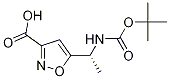 (R)-5-(1-((tert-butoxycarbonyl)amino)ethyl)isoxazole-3-carboxylic acid Structure,893842-76-7Structure