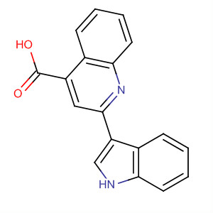 2-吲哚-3-基-喹啉-4-羧酸結(jié)構(gòu)式_89391-04-8結(jié)構(gòu)式