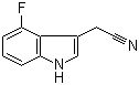 4-氟吲哚-3-乙腈結(jié)構(gòu)式_89434-04-8結(jié)構(gòu)式