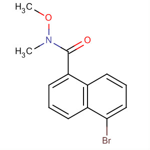 5-Bromo-n-methoxy-n-methyl-1-naphthamide Structure,894789-05-0Structure