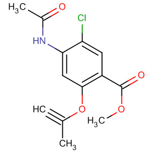 Methyl 4-(acetylamino)-5-chloro-2-(2-propynyloxy)benzoate Structure,89481-87-8Structure