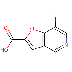 7-Iodofuro[3,2-c]pyridine-2-carboxylic acid Structure,895126-66-6Structure