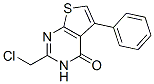 2-Chloromethyl-5-phenyl-3H-thieno[2,3-d]pyrimidin-4-one Structure,89567-07-7Structure