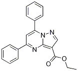 5,7-Diphenyl-pyrazolo[1,5-a]pyrimidine-3-carboxylic acid ethyl ester Structure,895764-31-5Structure