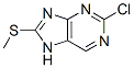 2-Chloro-8-(methylthio)-7H-purine Structure,89581-80-6Structure