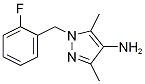 1-(2-Fluorobenzyl)-3,5-dimethyl-1H-pyrazol-4-amine Structure,895929-68-7Structure