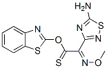 (S)-2-Benzothiazolyl (Z)-2-(5-amino-1,2,4-thiadiazol-3-yl)-2-methoxyiminothioacetate Structure,89604-91-1Structure