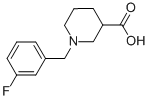 1-(3-Fluorobenzyl)piperidine-3-carboxylic acid Structure,896046-85-8Structure