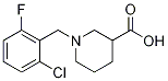 1-(2-Chloro-6-fluoro-benzyl)-piperidine-3-carboxylic acid Structure,896051-78-8Structure