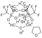 Zirconocene Bis(trifluoromethanesulfonate) Tetrahydrofuran adduct Structure,89672-77-5Structure