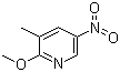 2-Methoxy-5-nitro-3-picoline Structure,89694-10-0Structure