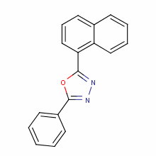 2-(1-Naphthyl)-5-phenyl-1,3,4-oxadiazole Structure,897-18-7Structure