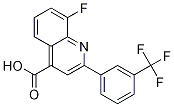 8-Fluoro-2-(3-(trifluoromethyl)phenyl)quinoline-4-carboxylicacid Structure,897557-60-7Structure