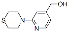 4-(Hydroxymethyl)-2-(thiomorpholin-4-yl)pyridine Structure,898289-25-3Structure