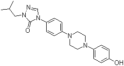 2,4-Dihydro-4-[4-(4-hydroxyphenyl)-1-piperazinylphenyl]-2-(1-methyl-propyl)-3H-1,2,4-triazol-3-one Structure,89848-21-5Structure