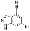 6-Bromo-4-cyanoindazole Structure,898747-00-7Structure