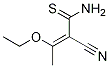 2-Cyano-3-ethoxybut-2-enethioamide Structure,89943-20-4Structure