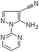 5-Amino-1-(pyrimidin-2-yl)-1h-pyrazole-4-carbonitrile Structure,89978-00-7Structure