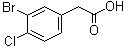 3-Bromo-4-chlorophenylacetic acid Structure,90004-80-1Structure