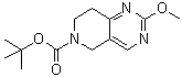 Tert-butyl 2-methoxy-7,8-dihydropyrido[4,3-d]pyrimidine-6(5h)-carboxylate Structure,900156-22-1Structure