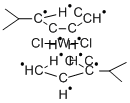 Bis(isopropylcyclopentadienyl)tungsten(IV) dichloride Structure,90023-13-5Structure