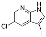 1H-Pyrrolo[2,3-b]pyridine, 5-chloro-3-iodo- Structure,900514-08-1Structure