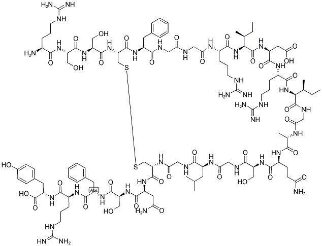 Atrial natriureticpeptide-25 (rat) Structure,90052-57-6Structure