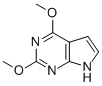 2,4-Dimethoxy-7h-pyrrolo[2,3-d]pyrimidine Structure,90057-09-3Structure