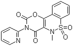 5-甲基-3-(吡啶-2-基)苯并[5,6][1,2]噻嗪并[3,4-e][1,3]噁嗪-2,4(3h,5h)-二酮 6,6-二氧化物結(jié)構(gòu)式_90101-16-9結(jié)構(gòu)式