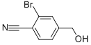 4-Bromo-2-(hydroxymethyl)benzonitrile Structure,90110-97-7Structure