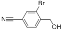 3-Bromo-4-(hydroxymethyl)benzonitrile Structure,90110-98-8Structure