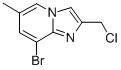 8-Bromo-2-(chloromethyl)-6-methylimidazo[1,2-a]pyridine Structure,901124-75-2Structure