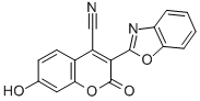 3-(2-Benzoxazolyl)-4-cyano-7-hydroxycoumarin Structure,90146-01-3Structure