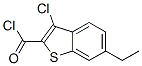 3-Chloro-6-ethyl-benzo[b]thiophene-2-carbonyl chloride Structure,901555-86-0Structure