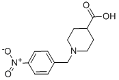 N-(4-Nitrobenzyl)piperidine-4-carboxylic acid Structure,901924-23-0Structure