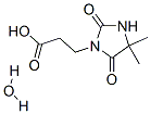 3-(4,4-Dimethyl-2,5-dioxoimidazolidin-1-yl)propanoic acid hydrate Structure,90197-83-4Structure