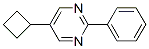 Pyrimidine, 5-cyclobutyl-2-phenyl- (9ci) Structure,90253-40-0Structure