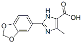 2-Benzo[1,3]dioxol-5-yl-5-methyl-3H-imidazole-4-carboxylic acid Structure,902600-40-2Structure