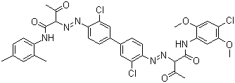 Pigment Yellow 176 Structure,90268-24-9Structure