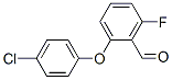 2-(4-Chloro-phenoxy)-6-fluoro-benzaldehyde Structure,902836-82-2Structure