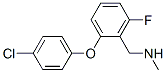 1-[2-(4-Chlorophenoxy)-6-fluorophenyl]-n-methylmethylamine Structure,902836-83-3Structure