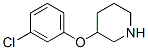 3-(3-Chlorophenoxy)piperidine Structure,902837-32-5Structure