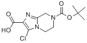 7-Boc-3-chloro-5,6,7,8-tetrahydroimidazo[1,2-a]pyrazine-2-carboxylic acid Structure,903130-30-3Structure