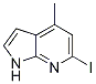 1H-pyrrolo[2,3-b]pyridine, 6-iodo-4-methyl- Structure,90321-93-0Structure