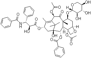 7-木糖基-紫杉醇結(jié)構(gòu)式_90332-66-4結(jié)構(gòu)式