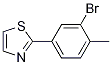 2-(3-Bromo-4-methylphenyl)thiazole Structure,903522-18-9Structure