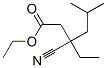 3-Cyano-3-ethyl-5-methylhexanoic acid ethyl ester Structure,90355-26-3Structure