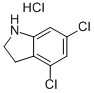 4,6-Dichloro-2,3-dihydro-1h-indole hydrochloride Structure,903551-23-5Structure