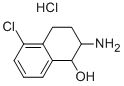 2-Amino-5-chloro-1,2,3,4-tetrahydro-naphthalen-1-ol hydrochloride Structure,90401-39-1Structure